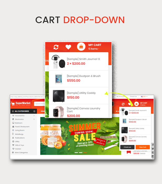 SuperMarket - Multipurpose Stencil Responsive BigCommerce Theme