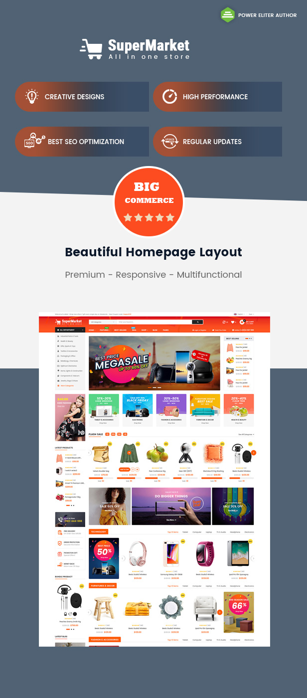 SuperMarket - Multipurpose Stencil Responsive BigCommerce Theme