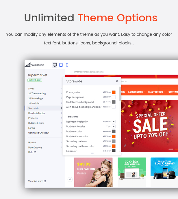 SuperMarket - Multipurpose Stencil Responsive BigCommerce Theme