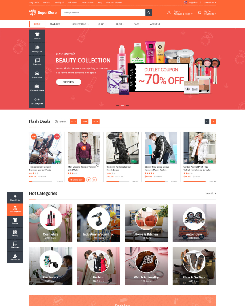 SuperStore - Responsive Multipurpose OpenCart 3 Theme with 3 Mobile Layouts Included