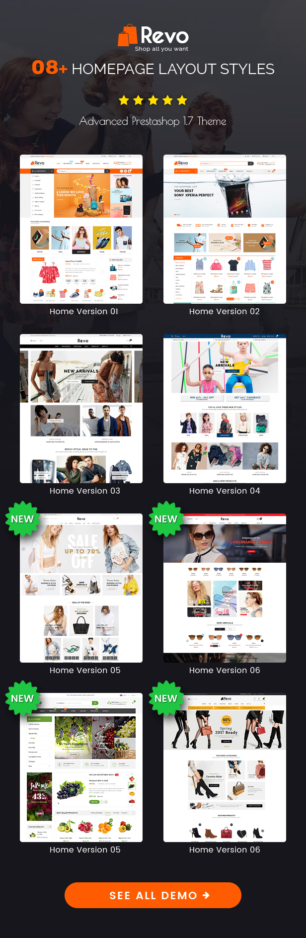 Revo - Responsive PrestaShop Multipurpose Theme