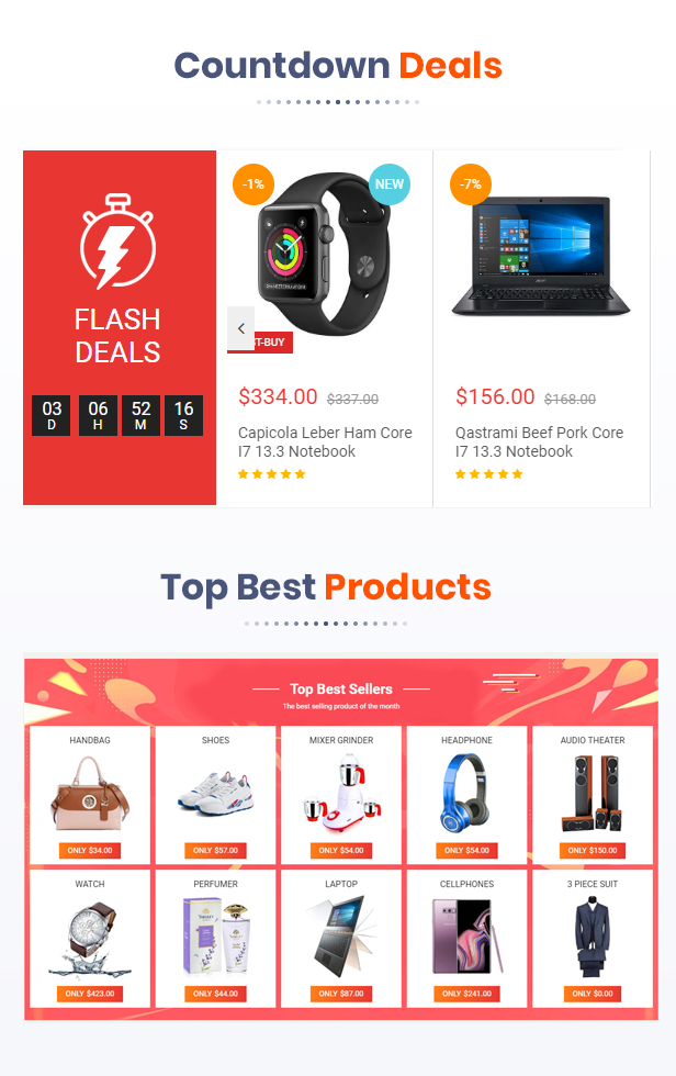 AaShop -  Multipurpose Responsive Shopify Theme with Sections