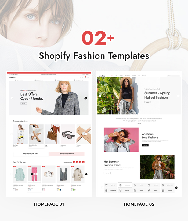 Arustino - Fashion & Accessories Store Shopify Theme