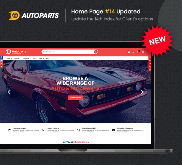 AutoParts – Auto Parts, Tools, Equipments and Accessories Store Shopify Theme