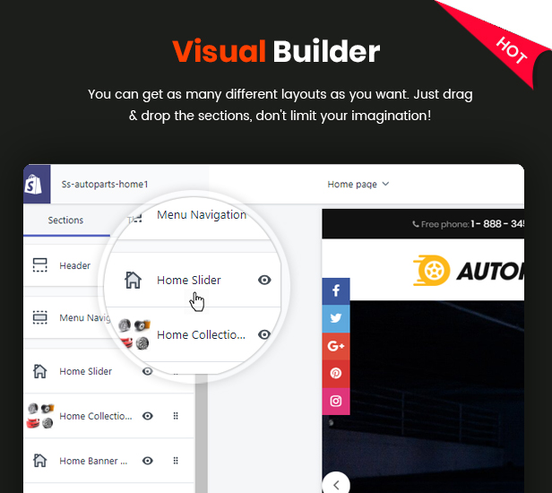 AutoParts -  Multipurpose Responsive Fashion  Shopify Theme with Sections