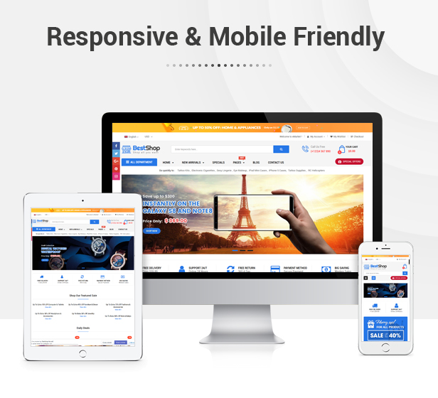 BestShop -  Multipurpose Responsive Shopify Theme with Sections