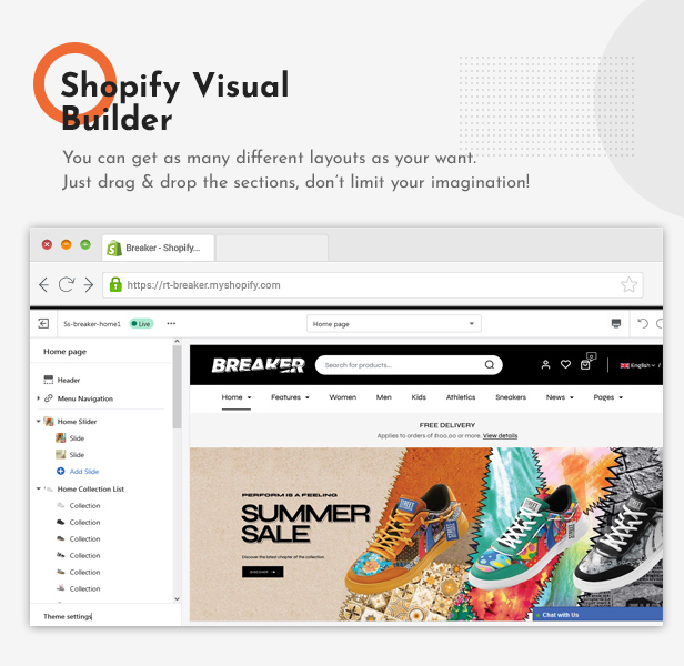 Breaker - Responsive Section Drag & Drop Shopify Theme