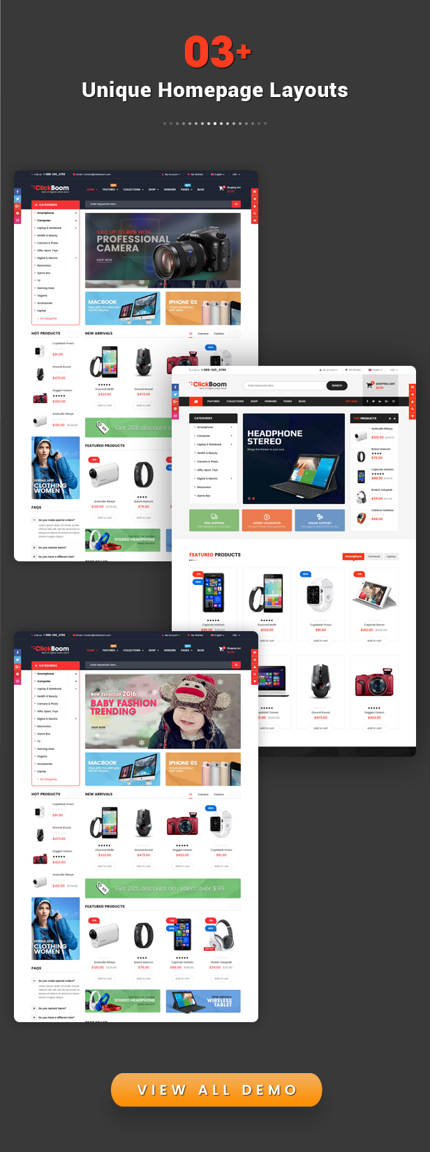 ClickBoom - Responsive Multipurpose Shopify Theme Sections Ready