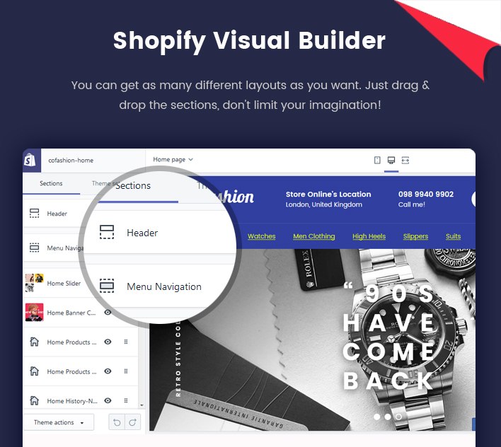 Ss CoFashion - Multipurpose Drag & Drop Fashion Shopify Theme