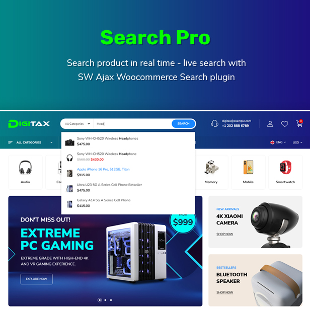 Digitax - Digital & Technology Store Shopify 2.0 Responsive Theme