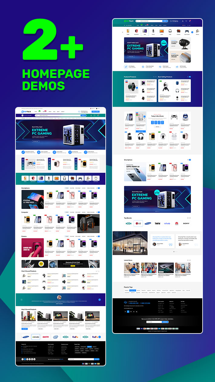 Digitax - Digital & Technology Store Shopify 2.0 Responsive Theme