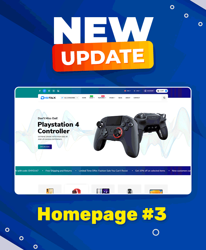 Digitax - Digital & Technology Store Shopify 2.0 Responsive Theme