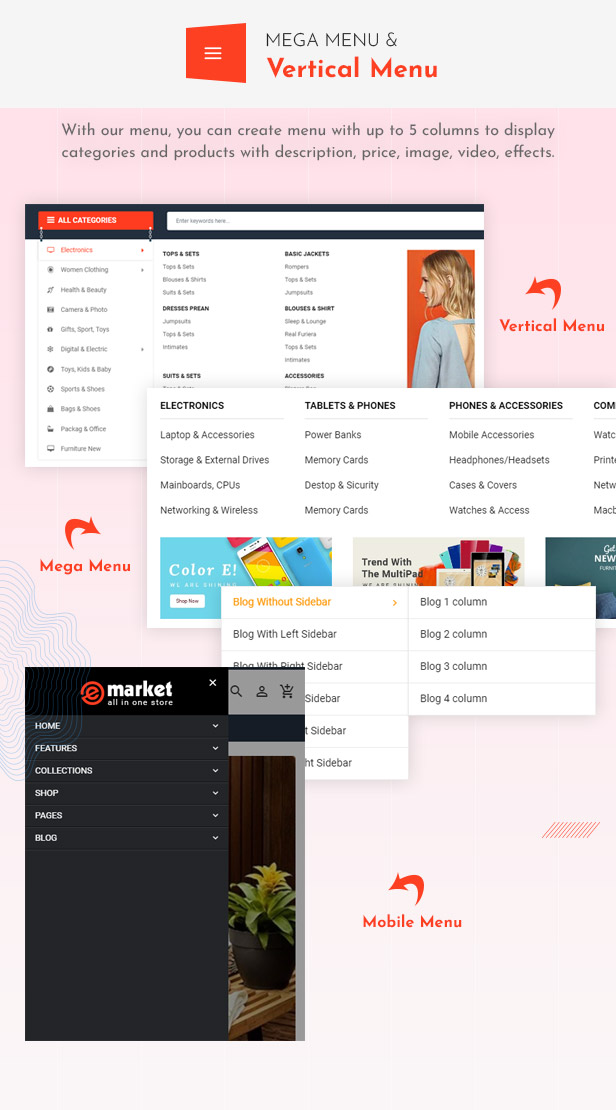 eMarket - Sectioned Drag & Drop Multipurpose Shopify Theme