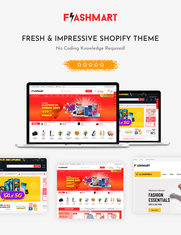 FlashMart - Responsive Multipurpose Section Shopify Theme