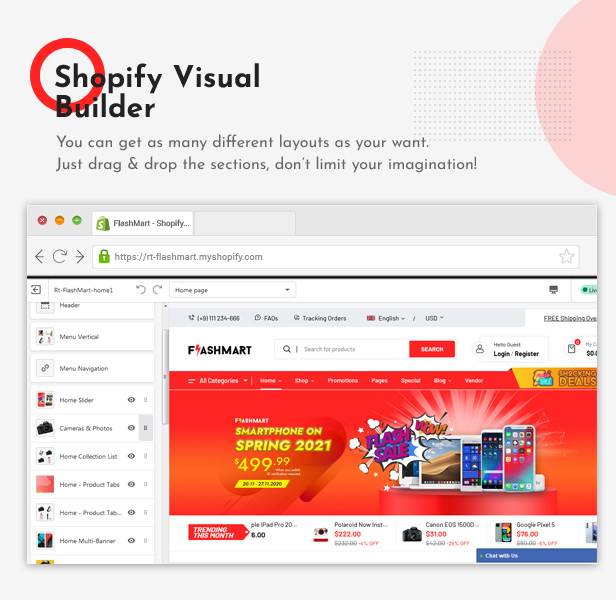 FlashMart - Responsive Multipurpose Section Shopify Theme