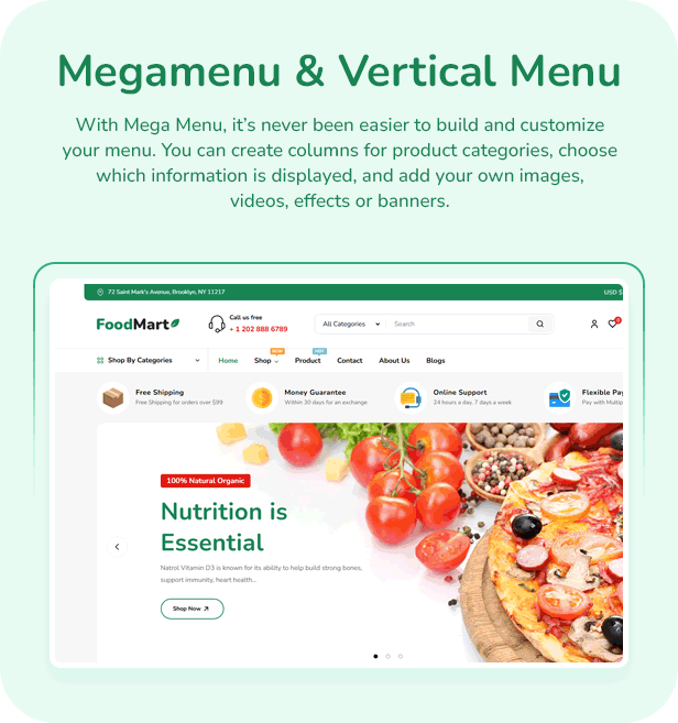 Foodmart - Fresh Food & Grocery Store Shopify Theme