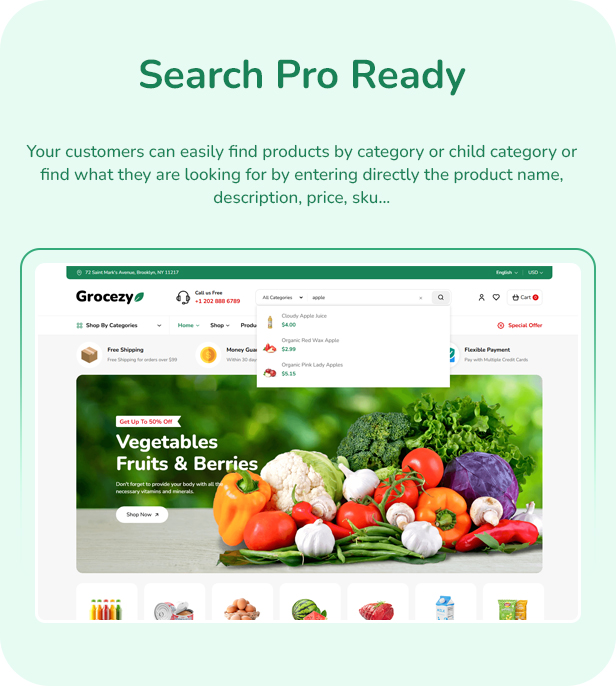 Foodmart - Fresh Food & Grocery Store Shopify Theme