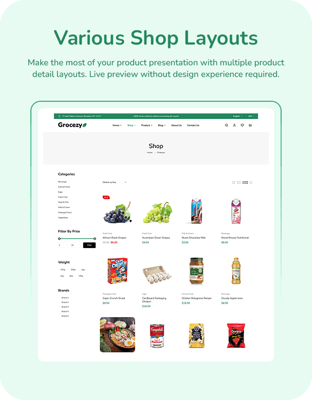Foodmart - Fresh Food & Grocery Store Shopify Theme