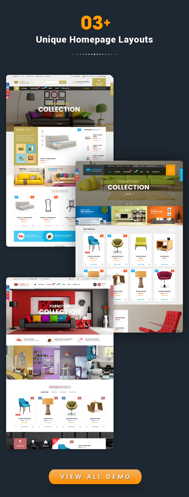 Furnicom - Responsive Drag & Drop Shopify Furniture Theme