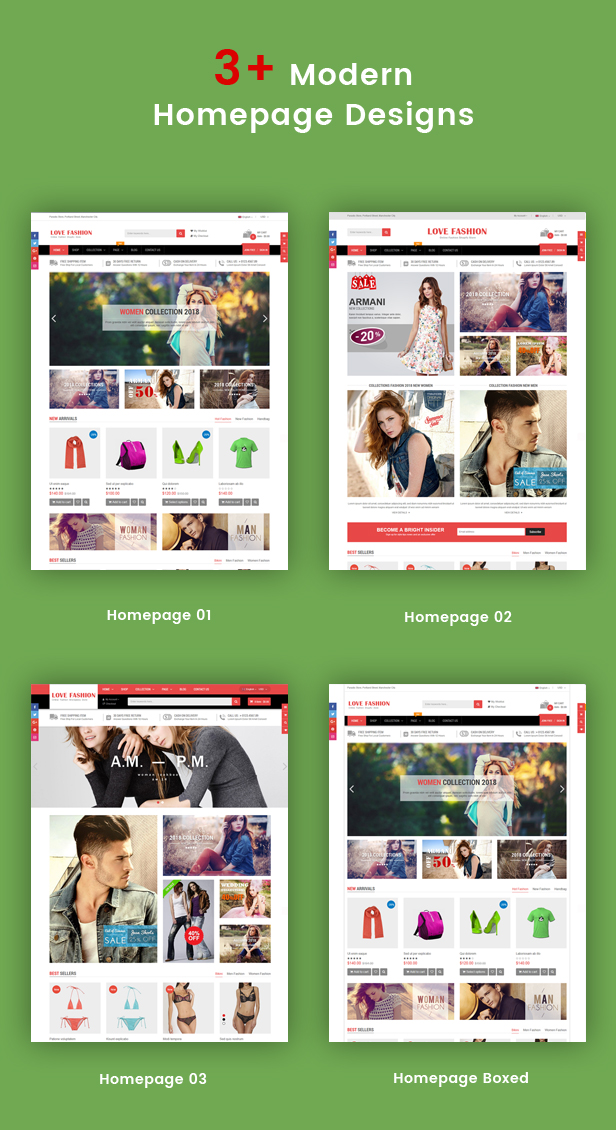 LoveFashion - Responsive Multipurpose Sections Drag & Drop Builder Shopify Theme