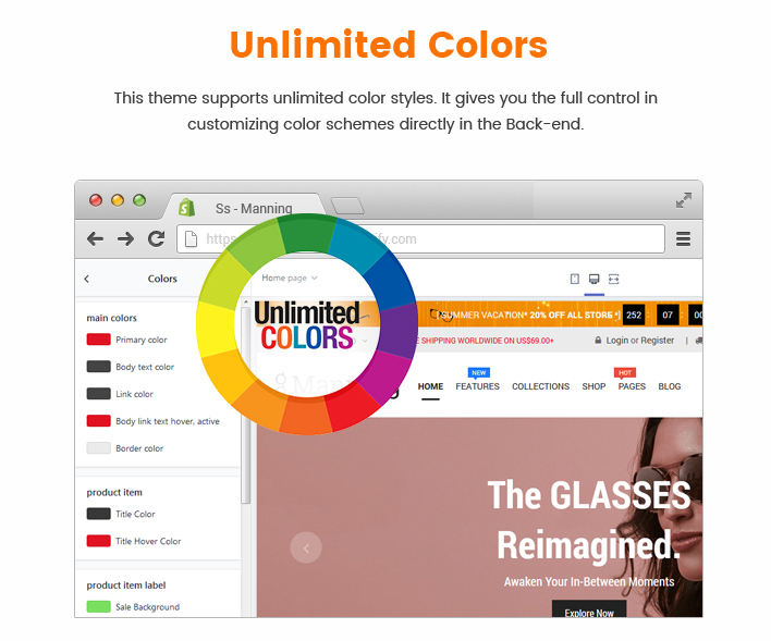 Ss Manning - Multipurpose Sections Glasses Shopify Theme