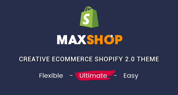 Maxshop - Best Drag & Drop Shopify Theme for Online Store