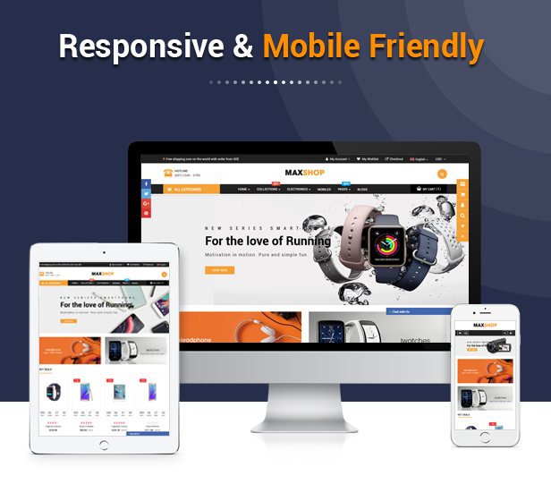 Maxshop - Best Drag & Drop Shopify Theme for Online Store