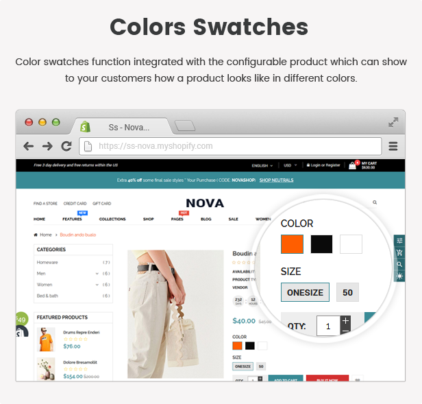 Nova - Multipurpose Drag & Drop Shopify Responsive Theme