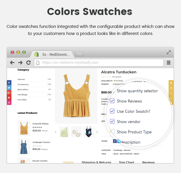 RedStorm - Creative Drag & Drop Sectioned Responsive Shopify Theme