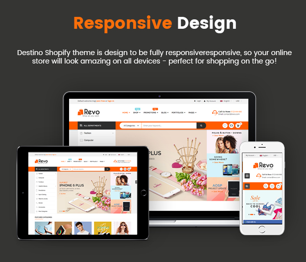 Revo - Ultimate Responsive Multipurpose Shopify Theme