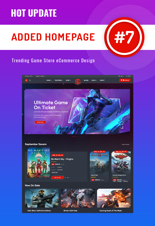 SGame - Responsive Accessories, Games Shopify Theme