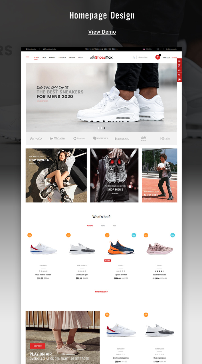 Ss ShoesMax - Minimal Shoes Shopify Sections Theme