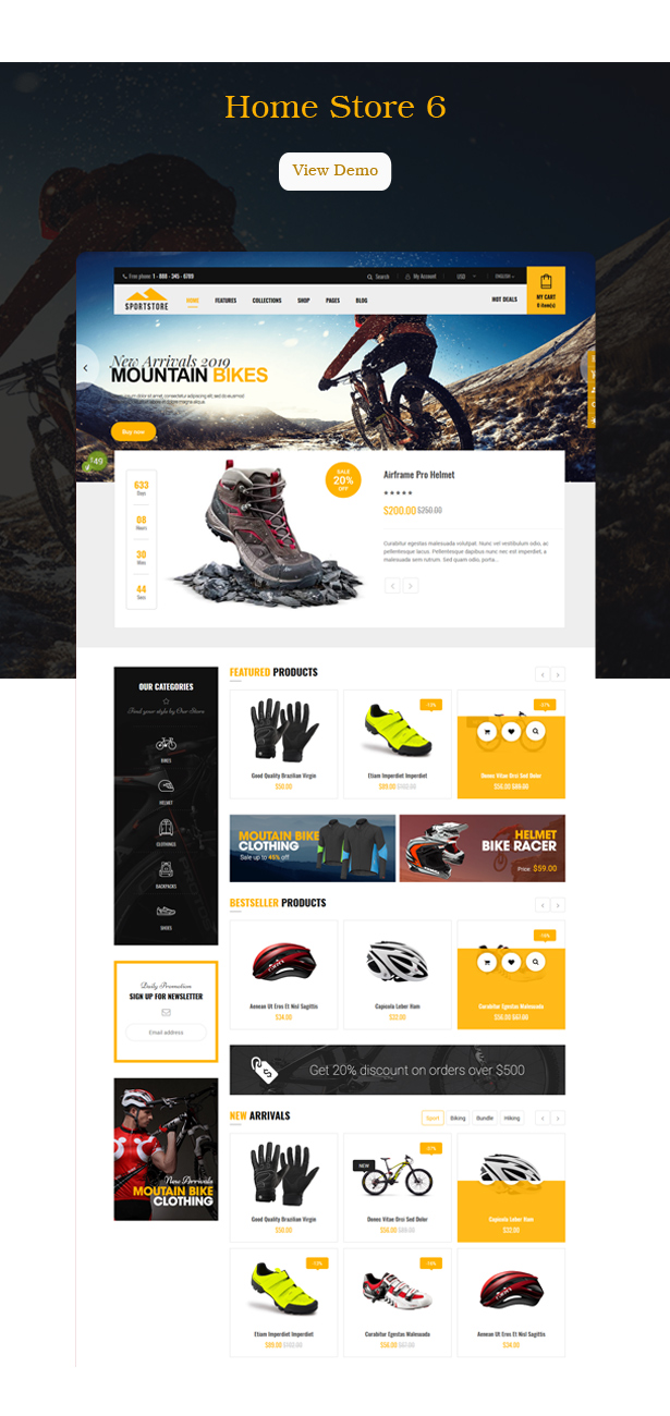 SportStore - Multipurpose Drag & Drop Sectioned Shopify Theme