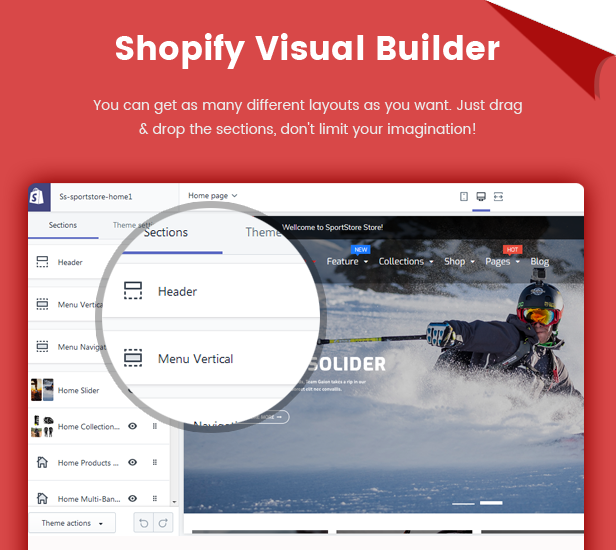 SportStore - Multipurpose Drag & Drop Sectioned Shopify Theme