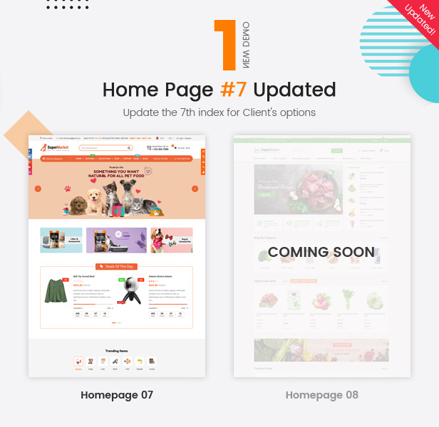 SuperMarket - Responsive Drag & Drop Sectioned Bootstrap 4 Shopify Theme