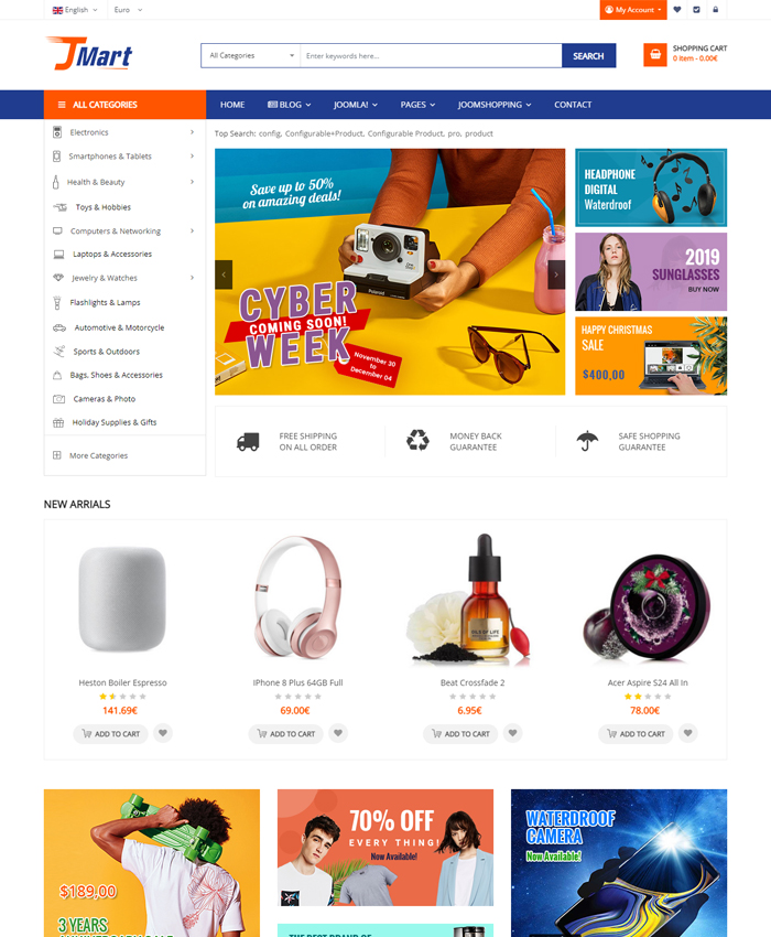 Top 10 Best Joomla VirtueMart Templates in 2021