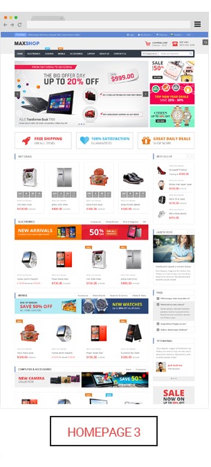 Maxshop - Homepage