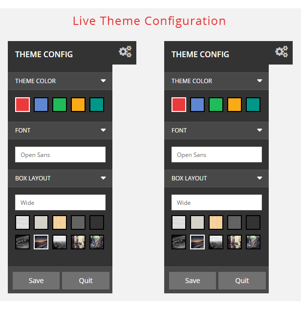 Maxshop - Theme Config