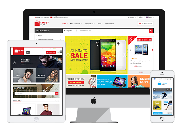 Shoppy Store - Responsive Prestashop Theme - Fully Responsive