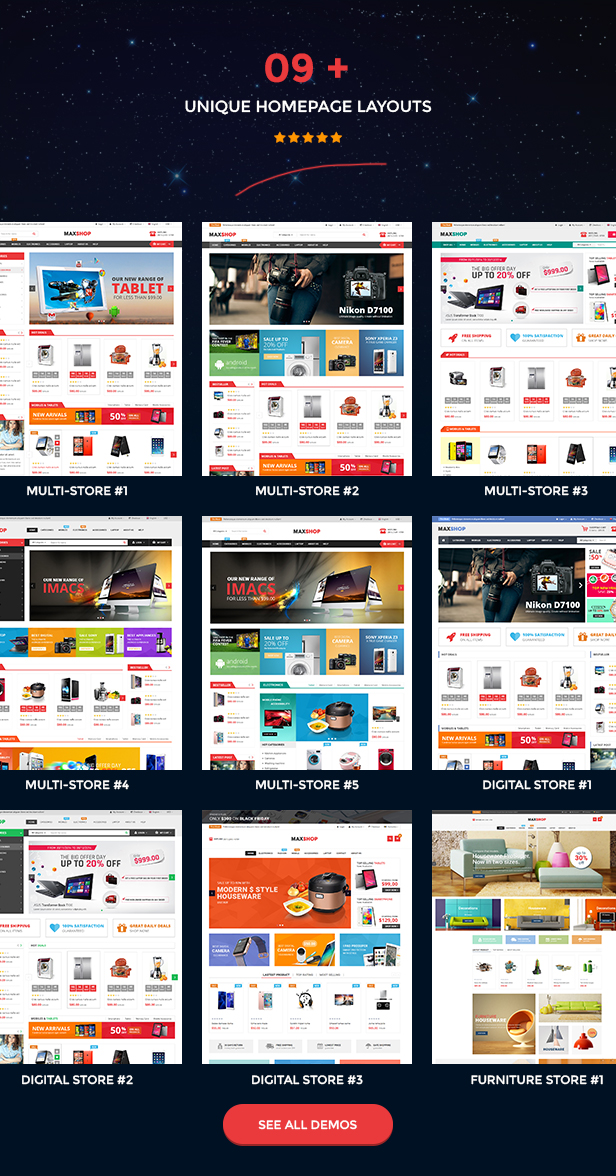 Maxshop - Homepage