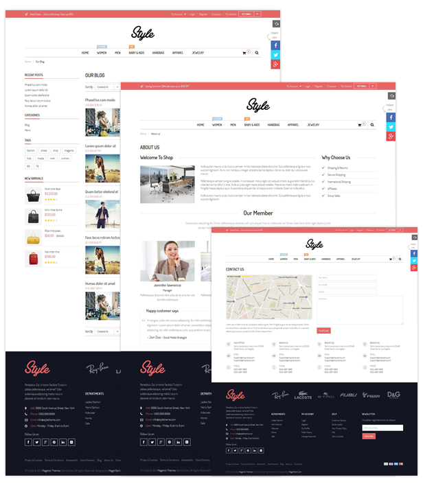 Style - Contact Us page