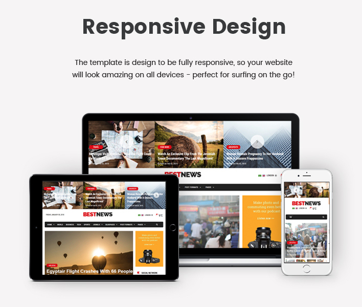 Sj BestNews - Premium News & Magazine Joomla Template