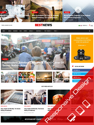 Sj BestNews - Premium News & Magazine Joomla Template