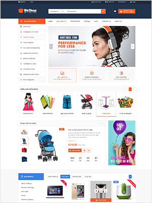 Sj Bizshop- Multipurpose & Responsive VirtueMart Joomla Template