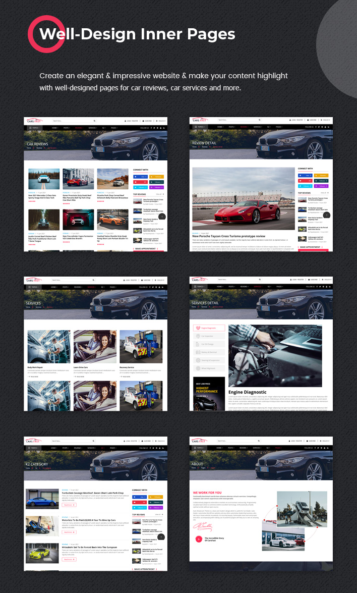 Sj CarsFast - Responsive Cars News Joomla Template