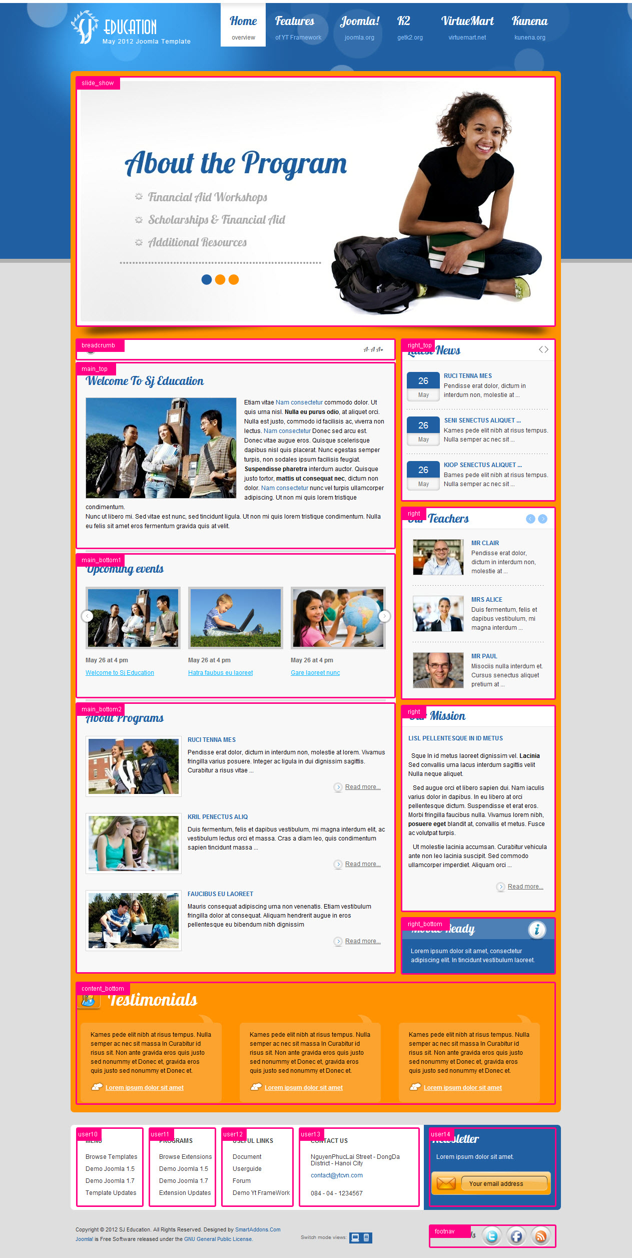 education template