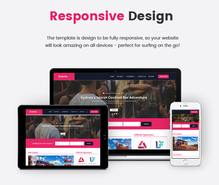 Sj Event - Elegant Ad Board, Classified Joomla Template