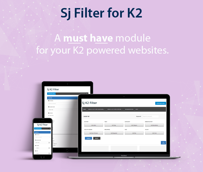 SJ Filter for K2 - Joomla Extension