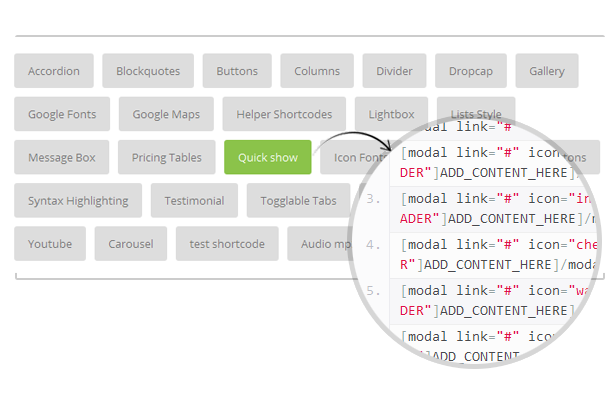 useful shortcodes