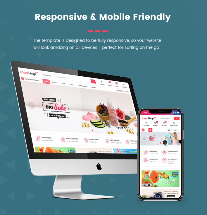 Sj JoomShop - Stunning Joomla JoomShopping Template